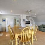 Fully Equipped Kitchen and Dining. Dining table can seat 6 guests. 